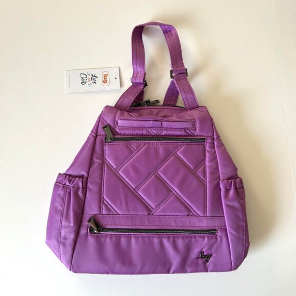 Lug Skyhop Convertible Backpack Acai Berry - Picture 9 of 11